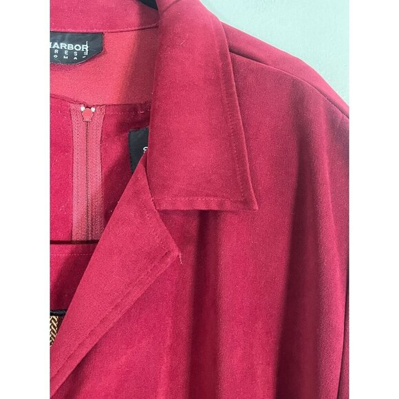 Retro Floral Plaid Dress Set Red 22W Festive Holiday Cottagecore Boho Indie Folk - Picture 5 of 15